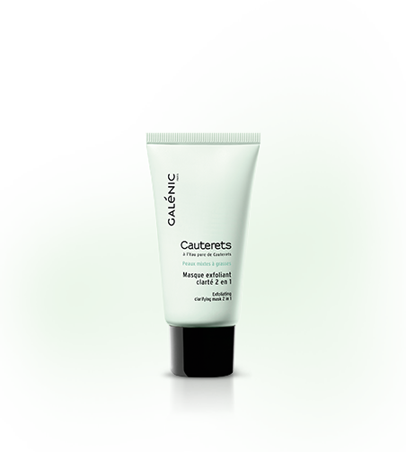 Cauterets Masque exfoliant clarté2en1 Galénic