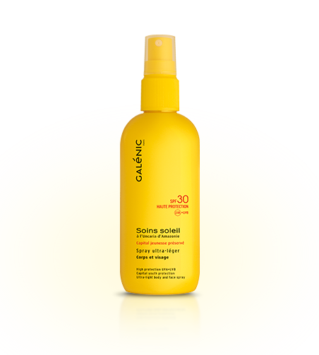 Soins soleil Spray ultra léger SPF30 corps et visage Galénic