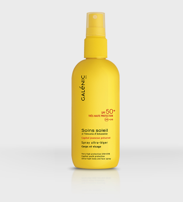 Soins soleil Spray ultra léger SPF50 corps et visage Galénic